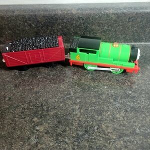 2009 Thomas and Friends Trackmaster Percy And Tender- Motorized